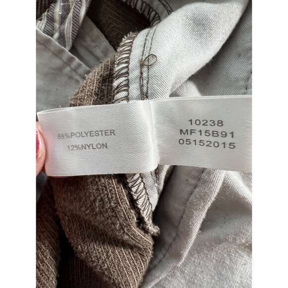 Peter Millar Mens 36 Nanoluxe Brown Corduroy Dress Pants Flat Front Tailored Fit - Picture 7 of 8